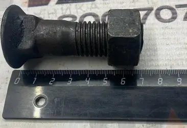 Болт М20х60 в потай с гайкой ножа ковша