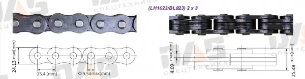 Цепь BL823/LH1623 CPCD30-35 (1м)