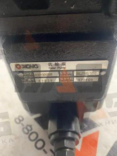 Насос рабочего оборудования сдвоенный CBGJ-3100/1010-XF (Вал D=30мм, 6 шлиц)