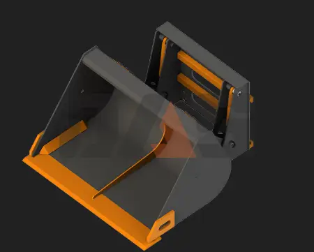 Ковши с гидравлическим опрокидыванием (на каретку) для вилочных погрузчиков