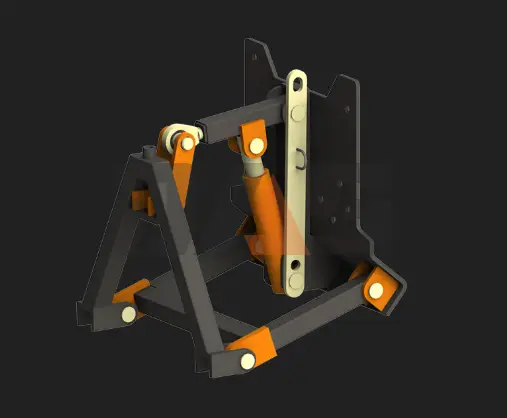 Рама для установки зимнего оборудования для подметально-вакуумных машин