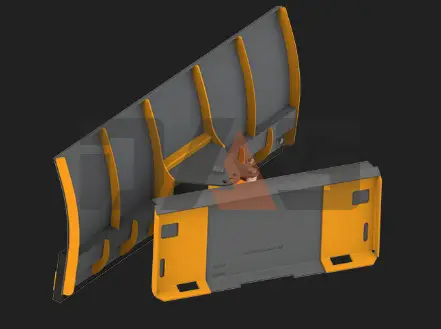 Отвал для уборки снега для мини-погрузчиков