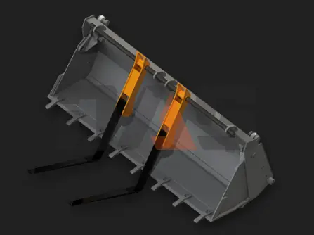 Перекидные вилы для экскаваторов-погрузчиков